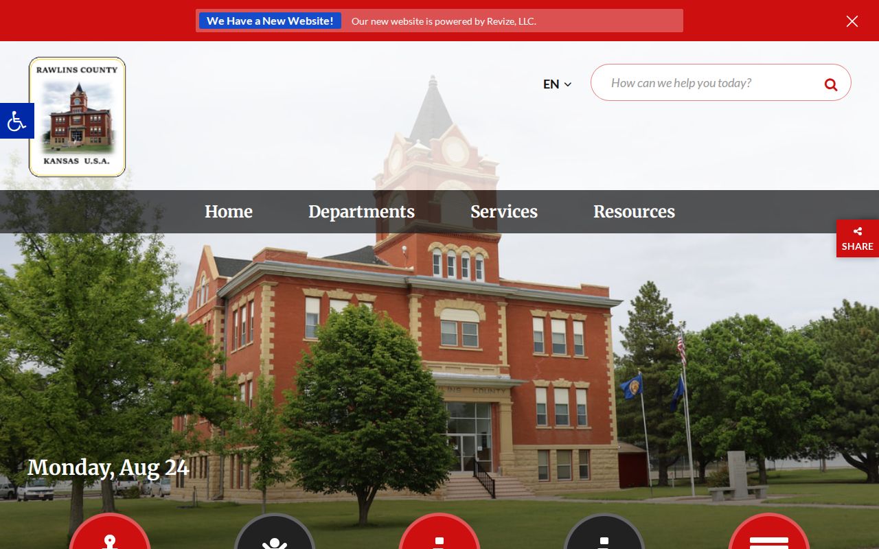 Rawlins County court docket access on the official county website